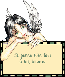 Gif animé je pense à toi ange